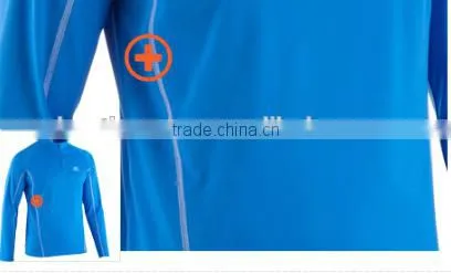 Mens Spring Autumn Long Sleeve Ruuning shirt Black