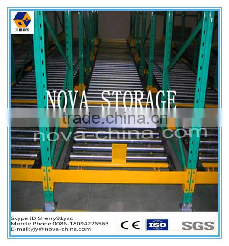 Industrial Warehouse Storage Solutions for Gravity Flow Racking