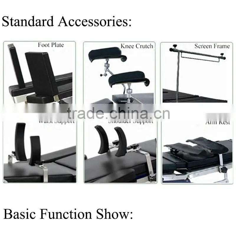 Hydraulic Manual Operating Table With Utility Functions