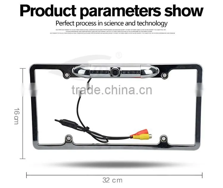 2016 Hot selling in USA License plate backup camera Car rear camera with factory price