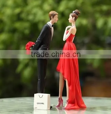 Polyresin wedding couples gifts item