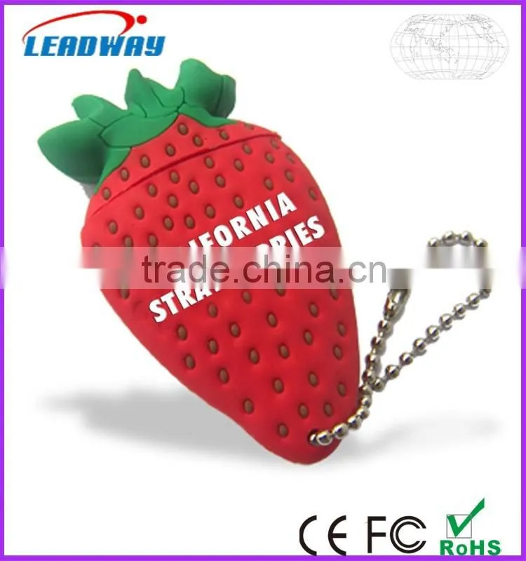 Fruit USB Memory, Strawberry USB Flash Drive, Fruit Pen Drive Memoria USB