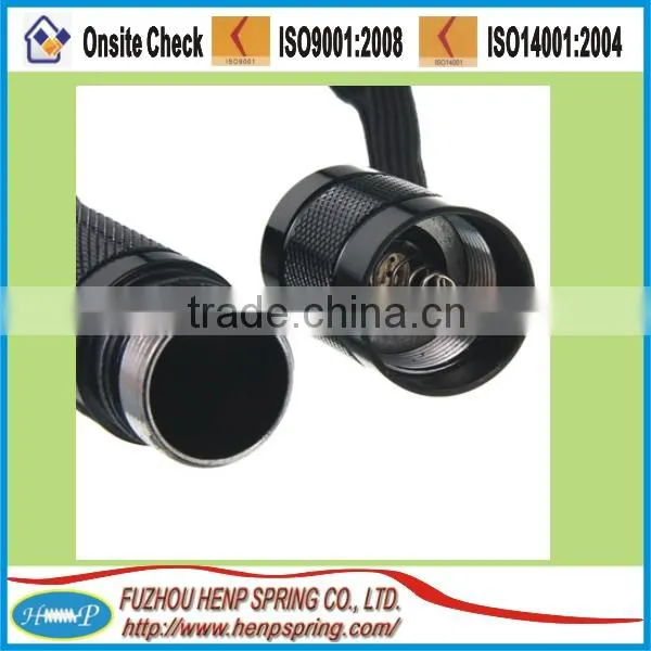 electronic flashlight battery contact plate springs