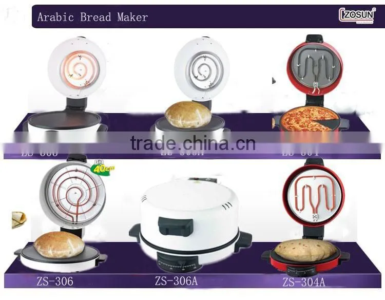 2015 Hot Selling ZS-301 Aluminium inner plate Cast Iron Tortilla Press