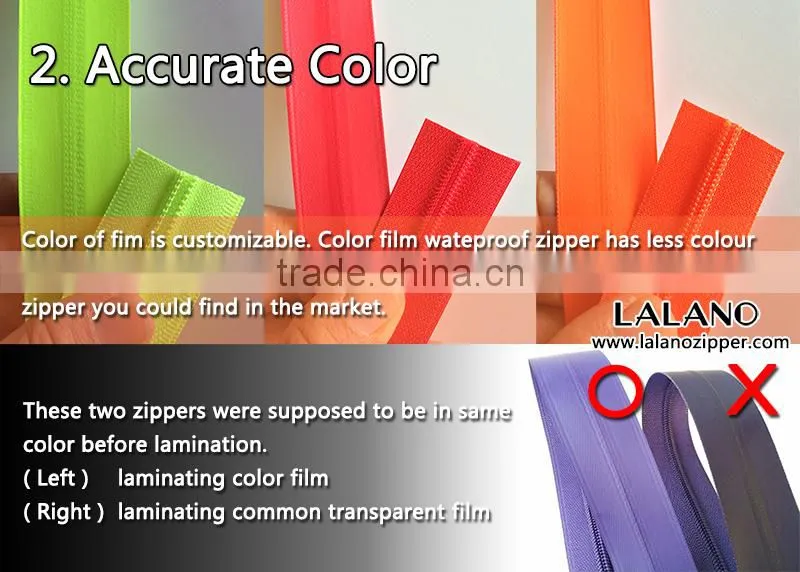 zipper factory sale resin teeth instant zipper