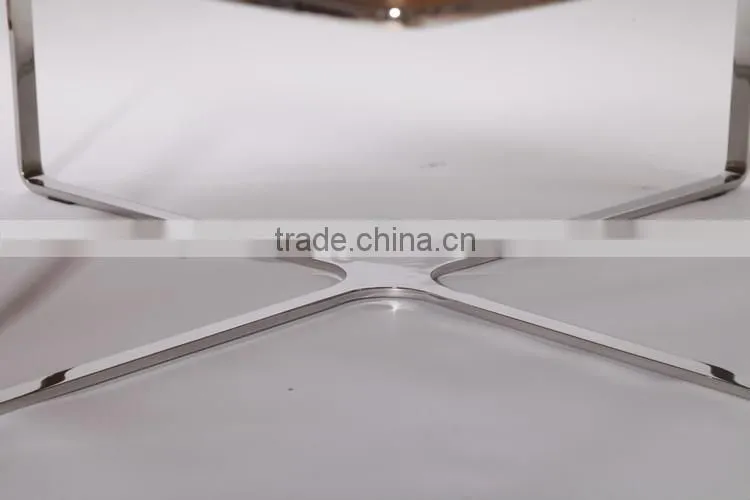 Stainless steel square bar party accent cocktail table design