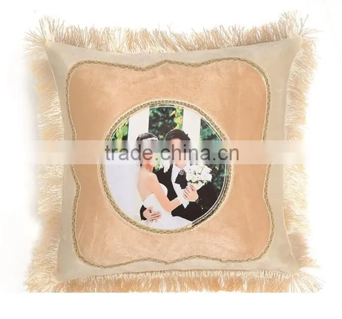 blank sublimation round shape disposable pillow case