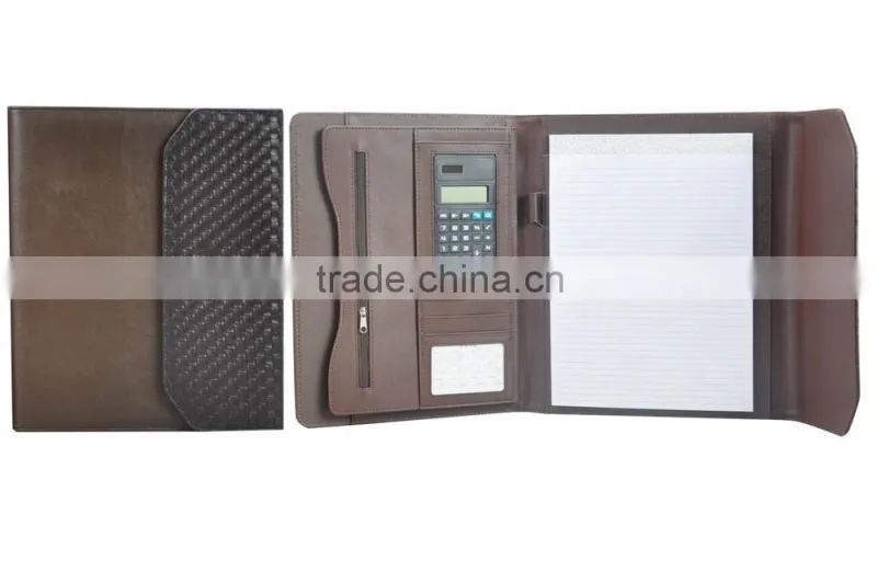 Portfolio/ PU leather folder / document folder professional supplier