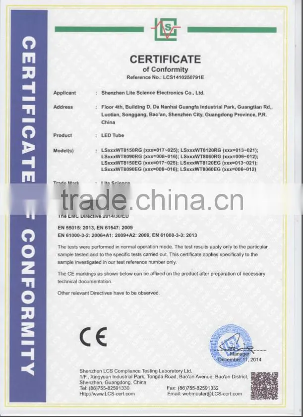 CE RoHS Microwave/PIR price led tube light t8,led light tube,22W led tube light