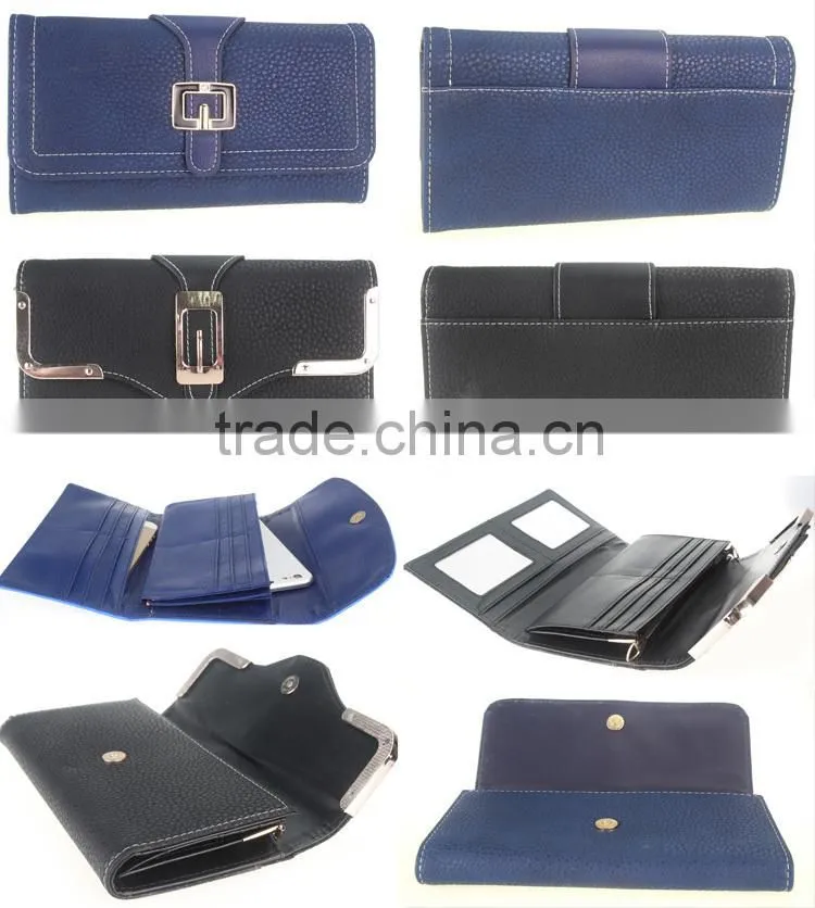 Mens custom slim ID credit card holder thin magnetic money pocket clip minimalist wallet