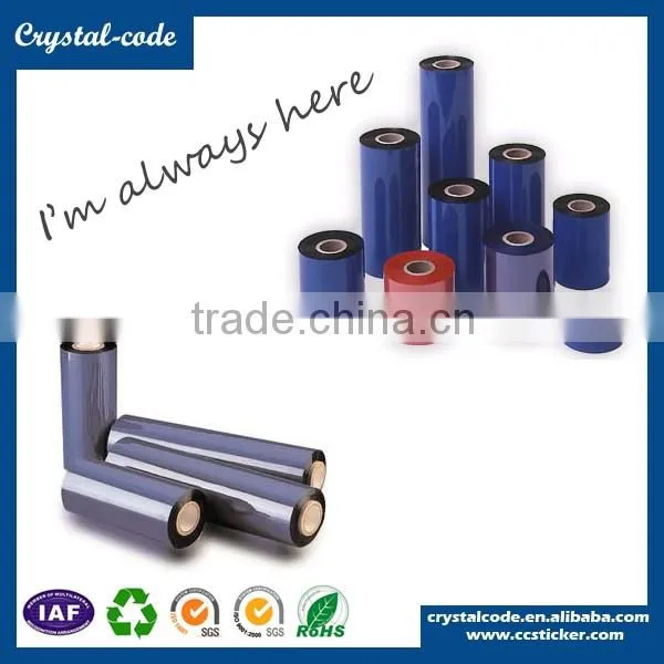 Solid dry melt printer hot ink roll ribbon