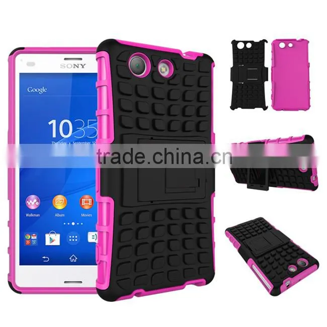 PC TPU Shockproof Heavy Duty Case Cover For Sony Xperia Z4 Compact