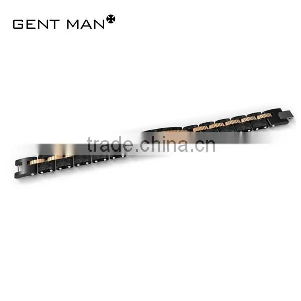 2016 magnetic bracelet stainless steel solid carbon fiber bracelets mens bracelet