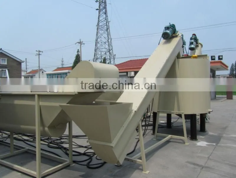 Plastic pet bottles recycling and washing production line