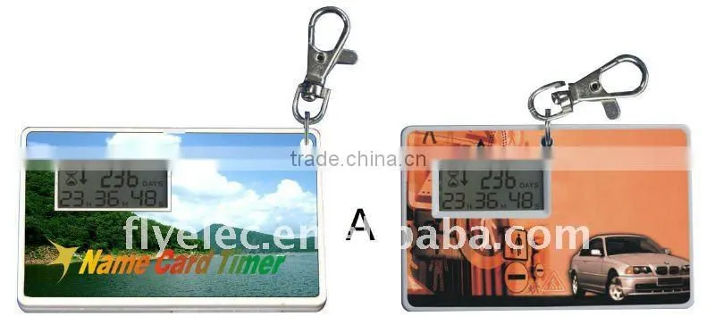 Clock,LCD clock with Card form timer