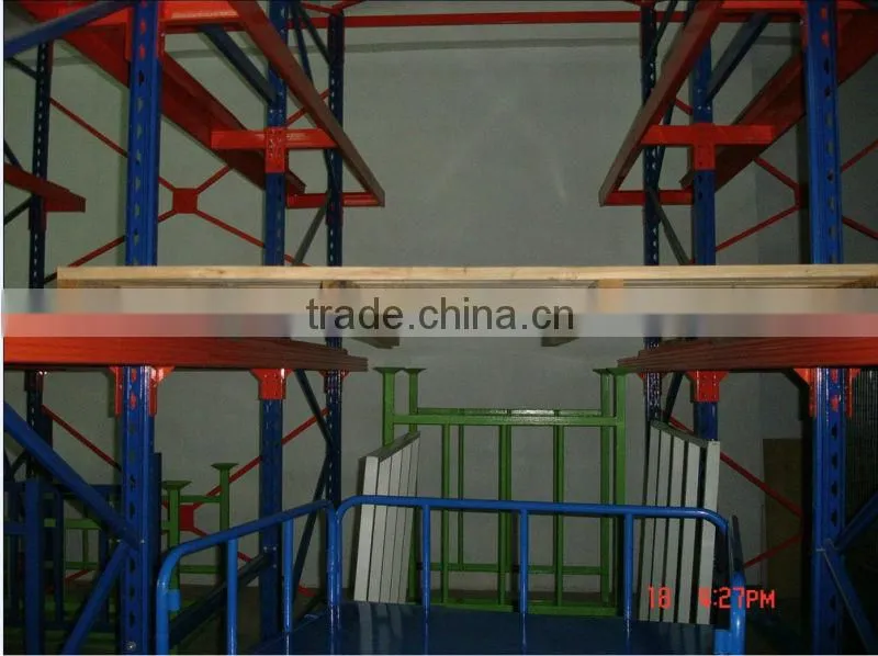 Heavy duty metal rack with shelf & storage rack with steel plate