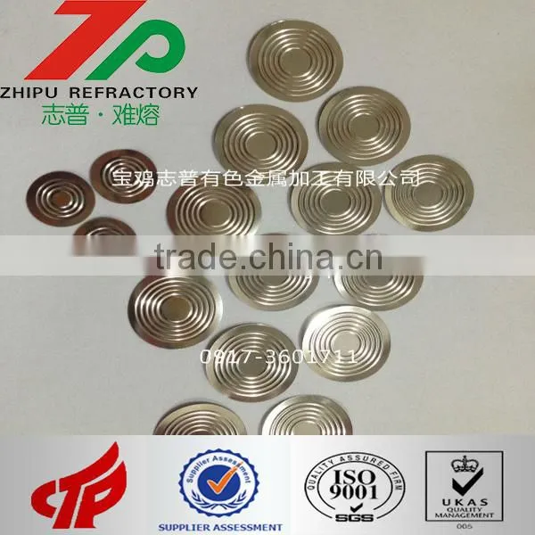 best choice niobium foil diaphragm sheet for diaphragm pressure gauge MANUFACTURE