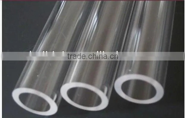 Transparent big size perspex pipe for perspex tv stand