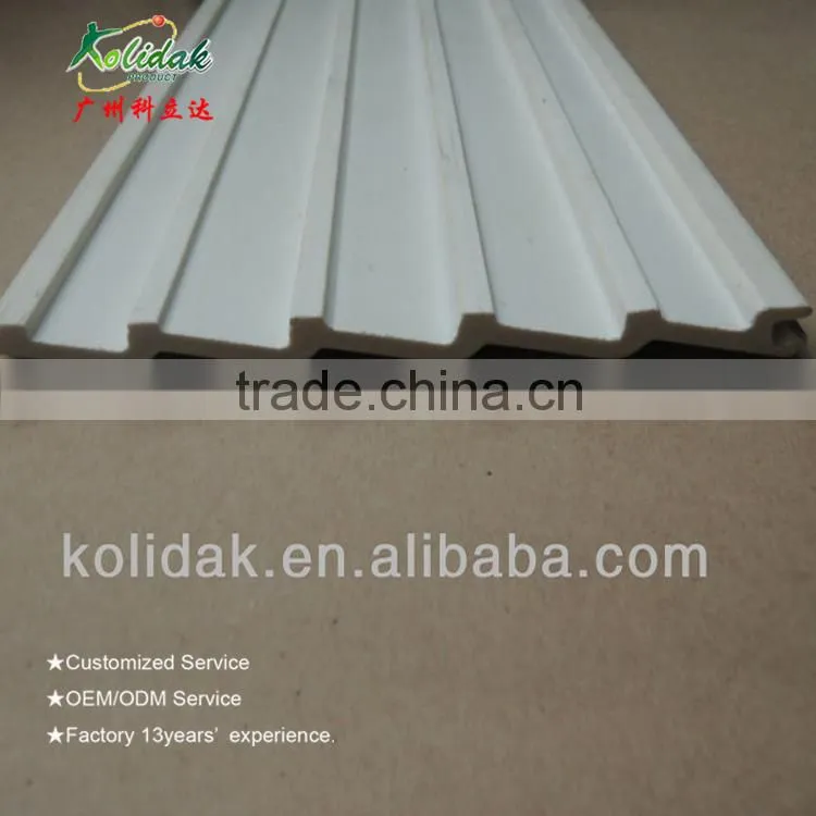 Wave shape PVC profiles door sheet