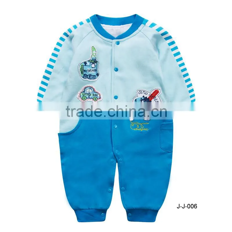New design long sleeve baby girls baby romper for winter