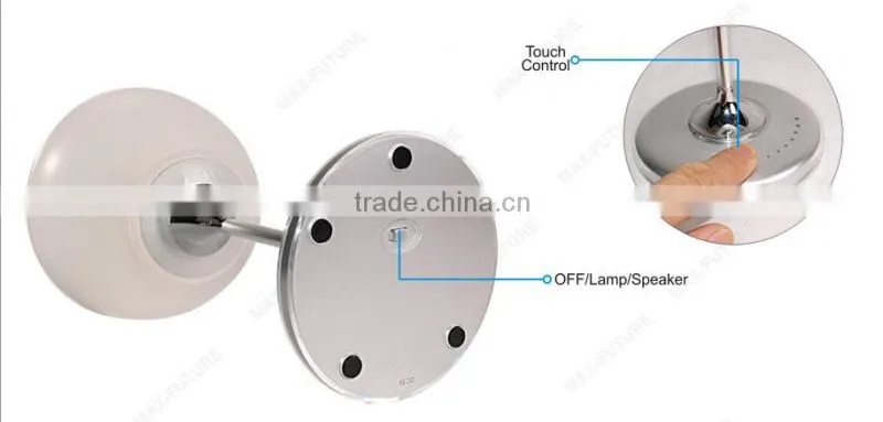 Multi-color Led Tabel Lamp with Bluetooth speaker,Touch Control led desk lamp