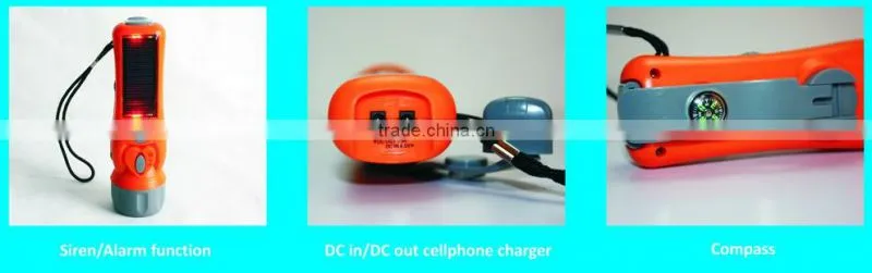 Hot sale emergency radio flashlight,Solar Crank Radio Flashlight