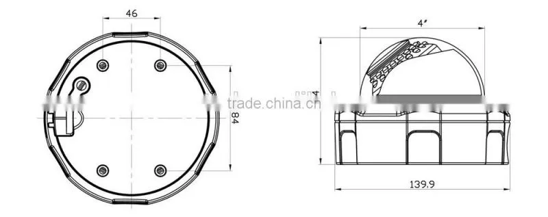newest security system IP camera Surveillance network cameras IP66 popular Waterproof IR IP Camera
