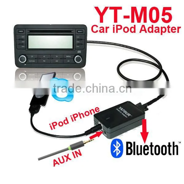 YT-M05 Yatour Car audio iPhone/iPod/iTouch MP3 music kit/connecter>>Bluetooth Function extension