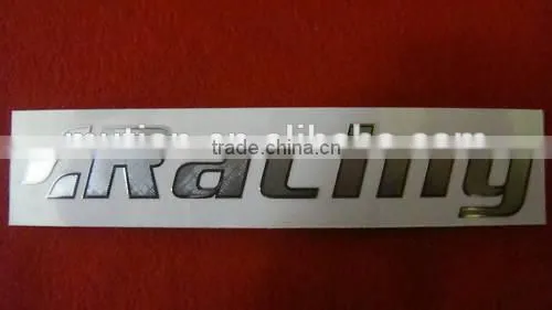 Cheap electroforming logo metal sticker,metal sticker label