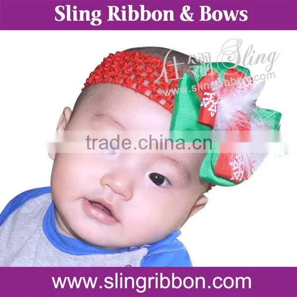 Handmade Christmas Elastic Baby Headband