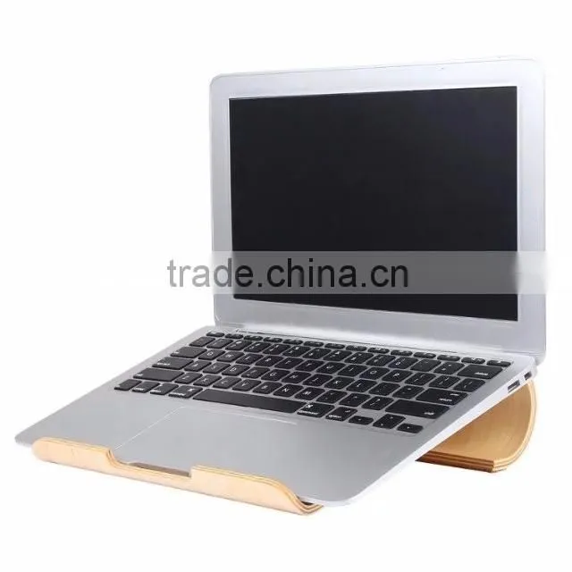Universal Laptop Samdi Wood Holder Stand, for macbook wood holder wooden stand holder