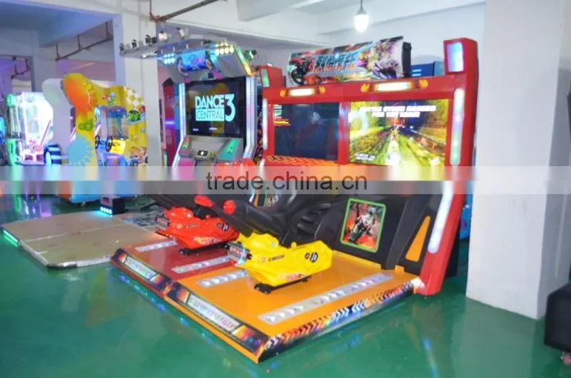 Amusement bike racing game machine Thunderbolt Motor racing bike game