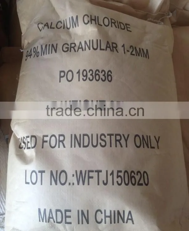Hot sale snow melting 94% calcium chloride anhydrous best selling products