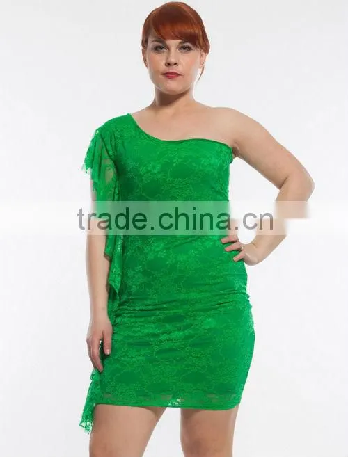 Vintage style good quality hot pink plus size sexy club dresses