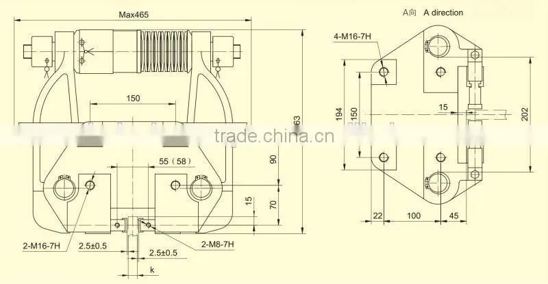 Spare Parts Speed Governor Mechanical Elevator