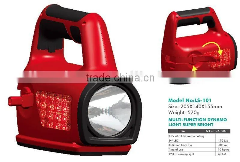 Portable emergency dynamo camping surper light led camping light light torches