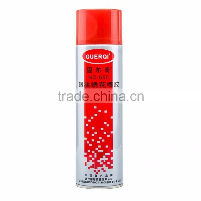 Embroidery Silicone Glue Self Adhesive Fabric In Spray Can