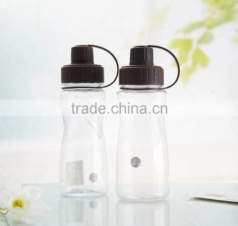 500ml plastic transparent bottle BPA free