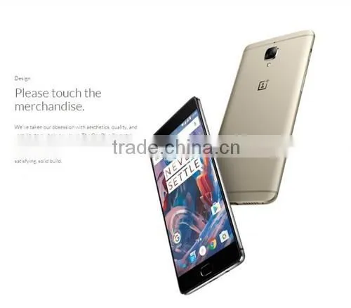 Original Oneplus 3 Three 16.0MP Fingerprint 5.5" one plus three Smart Phone Snapdragon 820 Quad Core 6GB+64GB Dash Charge NFC