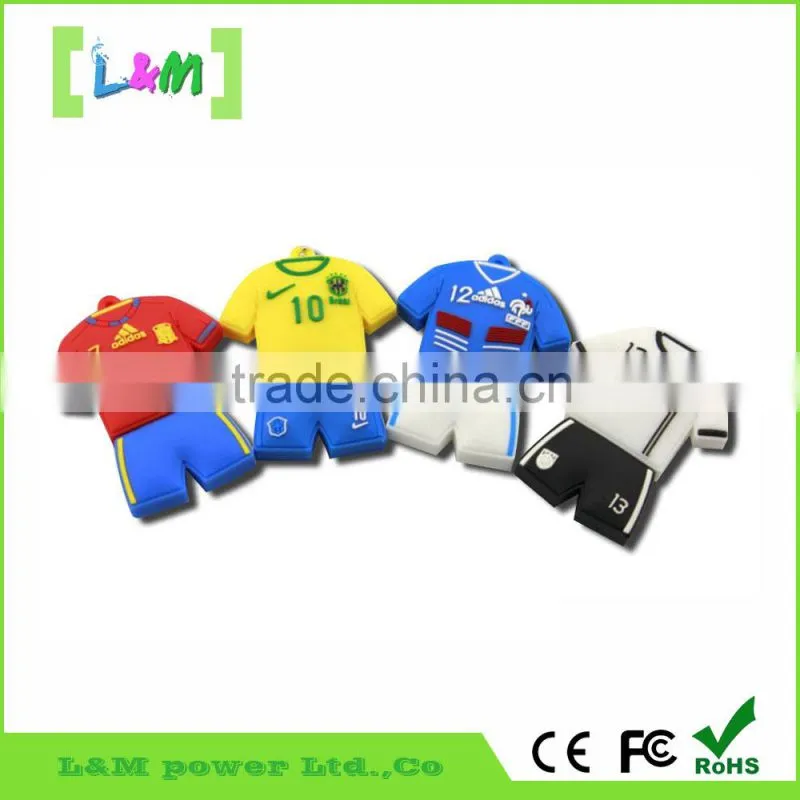 New Custom PVC USB Flash Drive With polo shirt Shape