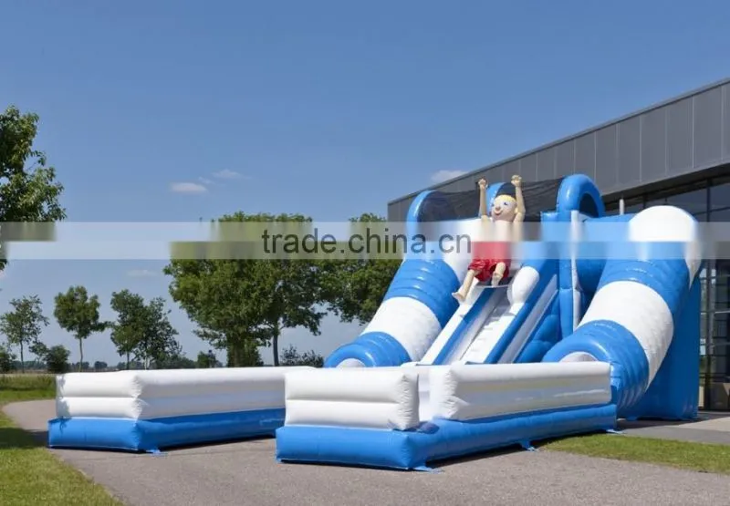 color customized inflatable water or dry slide / special design inflatable slide for summer