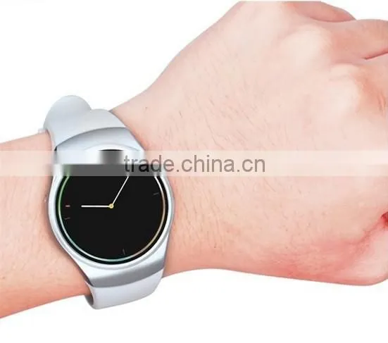 2016 High Quality Wholesale KW18 Smart Watch, IPS Round touch Screen Smart Watch with Heart Rate Monitor