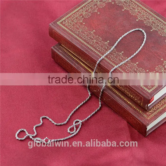 VN006 Fashion Wholesale 925 Sterling Silver Chain Necklace Jewelry
