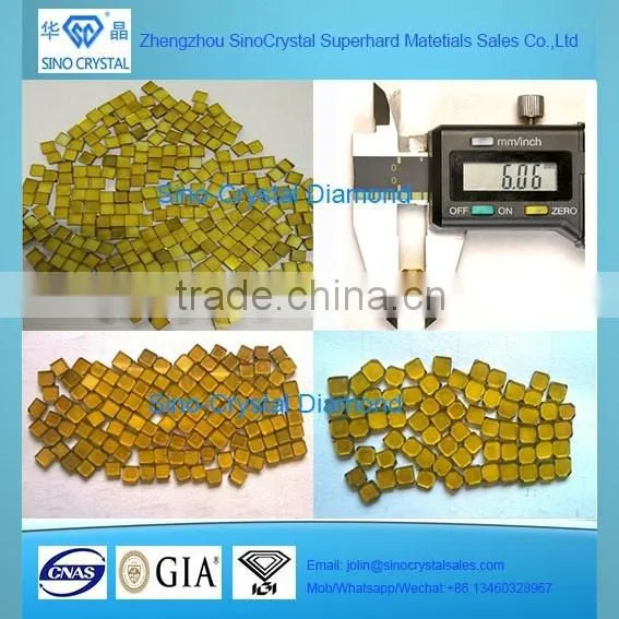 Stock all sizes rough CVD HPHT raw uncut diamond