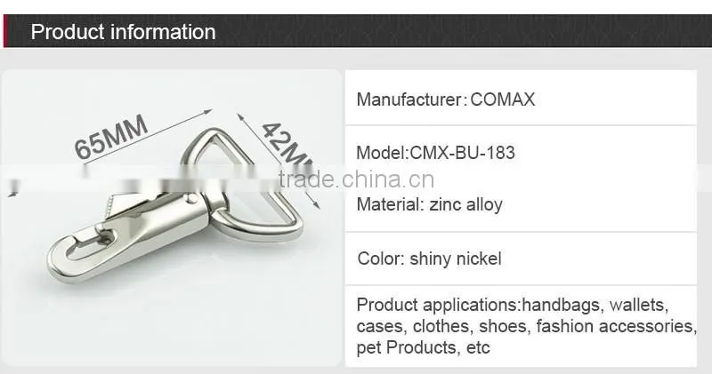 Stronger Sew Snap Fasteners Dog Snap Hook