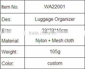 Colourful Travel organizer Bag with hanger/ Cosmetic organizer Bag