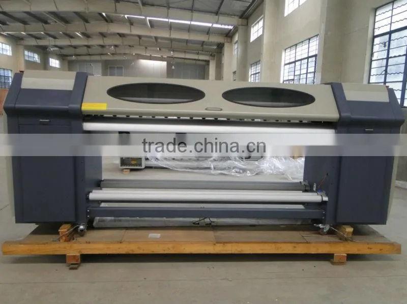 Popular 2.5m WER-S2508 large format solvent printer, banner printing machine
