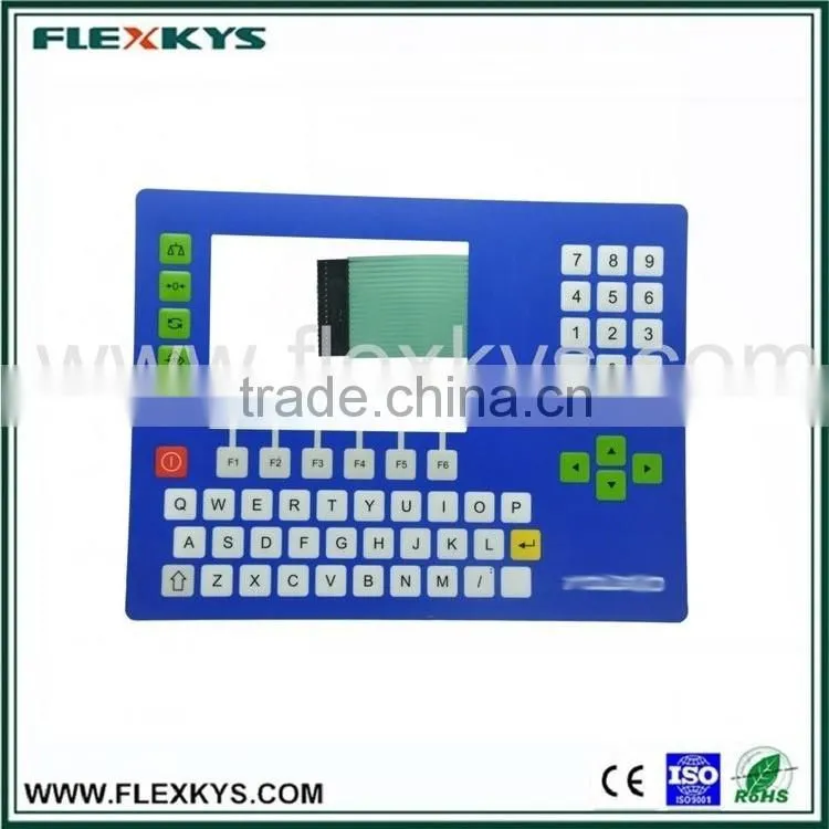 Generic silk-screen customized push button polydome membrane switch for electronic scale