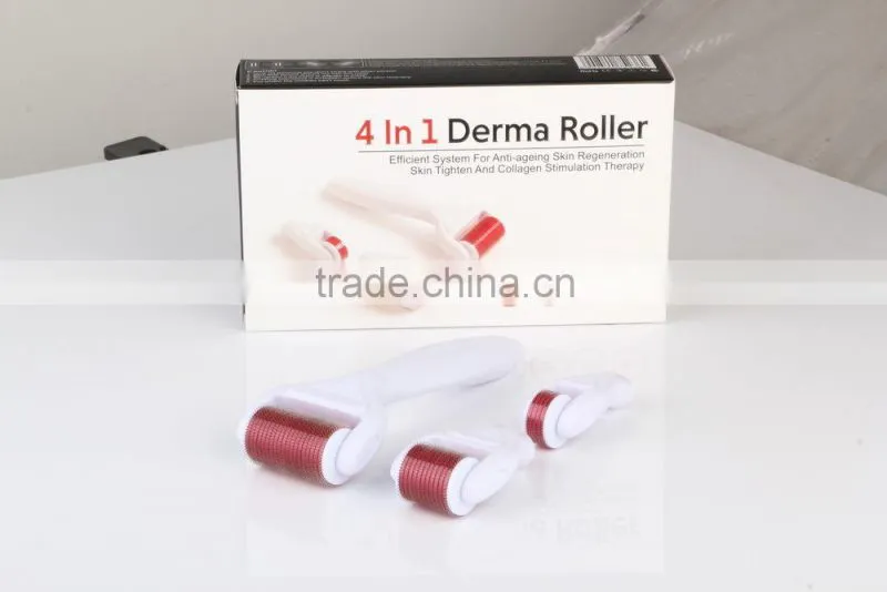 4 in 1 skin roller 1200/720/300 needles dermaroller manufacturer fda