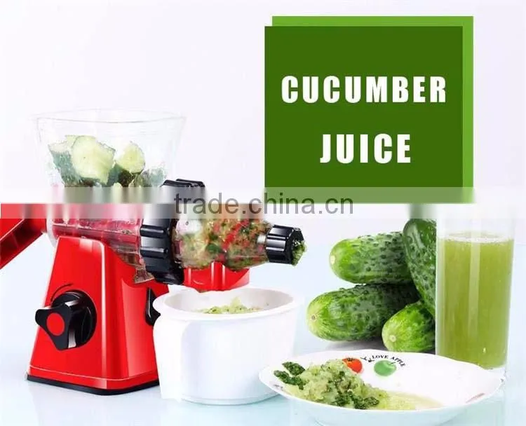 New Design Plastic Manual Fruit Juicer Kitchen Master Manual Juicer Extractor